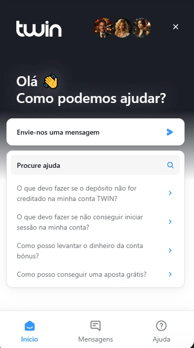 twin casino o canal de contacto